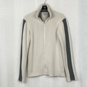 Guess Jeans Men’s VTG Heavyweight Mock Neck Zip Cardigan sz Small